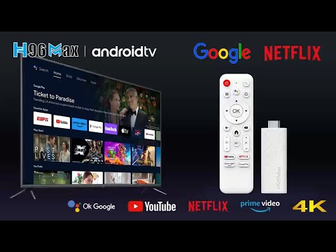 H96Max H313 2+16GB Android 14.0 TV Stick 4K Smart Streaming WiFi Bluetooth-Compatible Mini TV Dongle