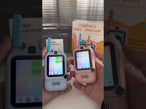 HK200 2.0 Inch Dual Camera Video Walkie Talkie Set for Kids Two-Way Radio Intercom with Photo Capture / Voice Chat