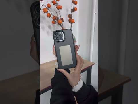 INKZONE For iPhone 14 Pro NFC 3-Color E Ink Case Case DIY Pattern Customize PC+TPU Phone Cover