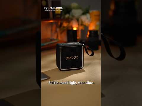YESIDO YSW47 Bluetooth-compatible 5.3 Speaker 30W IPX6 Waterproof TWS Stereo RGB Light Portable Wireless Speaker for Outdoor - Black