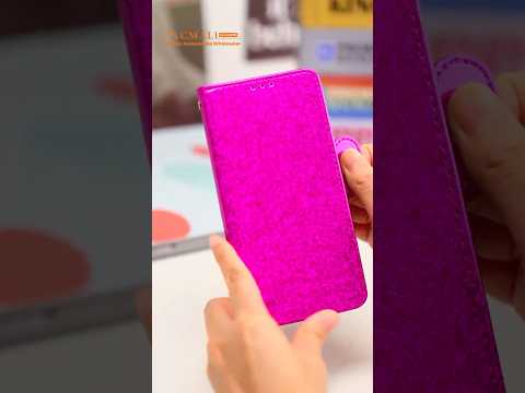 For iPhone 18 Pro Max / 17 Pro Max Wallet Case Glitter Anti-Scratch Leather Stand Phone Cover with Strap - Black