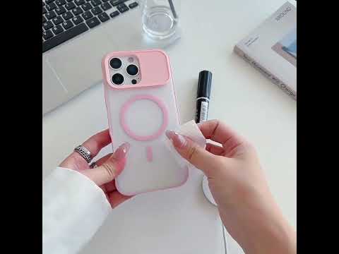 For iPhone 17 Pro Max Magnetic Case Anti-fingerprint Soft-touch Shockproof TPU + PC Cover - Orange