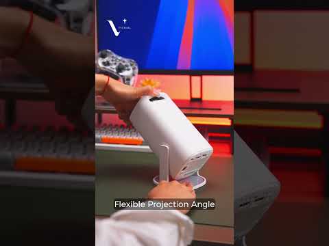 P30 Mini Home 4K Video Projector Dual WiFi Bluetooth-compatible Portable Projector - US Plug