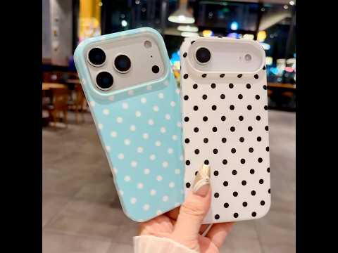 For iPhone 17 Pro Max Case Dot Design IMD TPU Phone Back Cover - Black