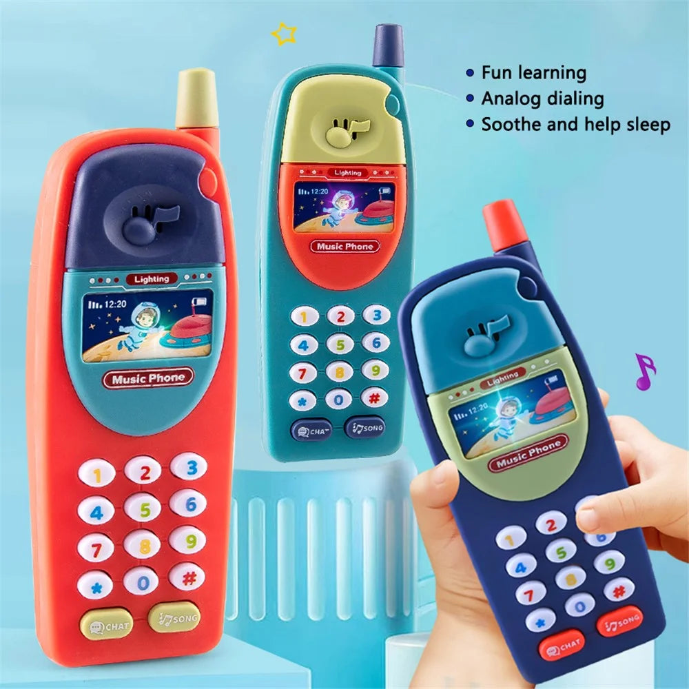 8902 Baby Toy Phone Simulation Smartphone Fun Learning Musical Toy for Toddlers, Kids - 2 - 2