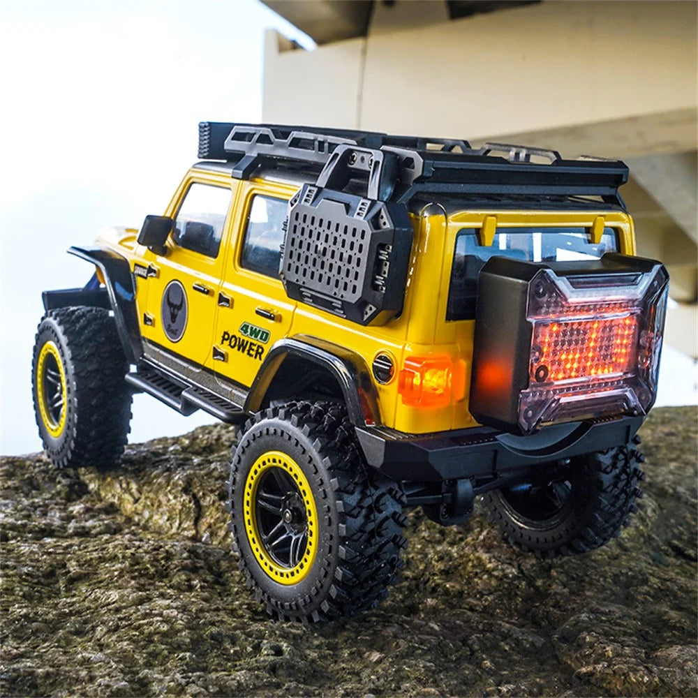 ZLL SG206MAX Brushless Motor 1:20 RC Climbing Car 4WD High Speed Vehicle with LED Light, 3 Batteries - Yellow - 7