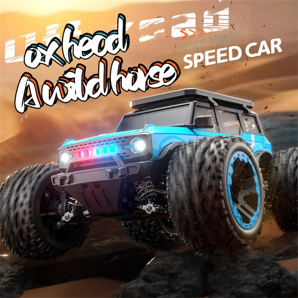 ZLL SG201MAX Brushless Motor 1 / 20 Scale RC Car 4WD High Speed Off Road Racing Vehicle, Single Battery - Blue - 2