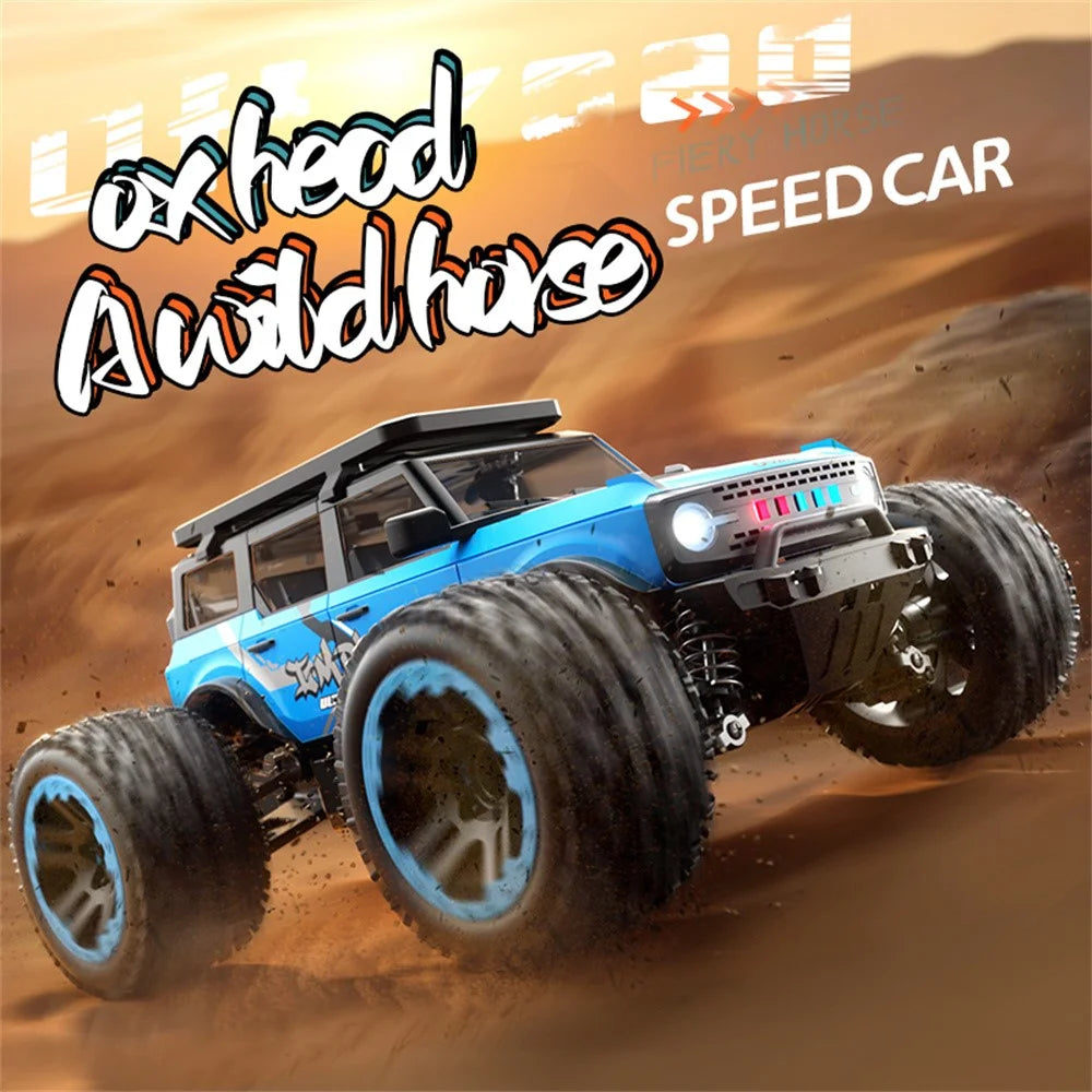 ZLL SG201MAX Brushless Motor 1 / 20 Scale RC Car 4WD High Speed Off Road Racing Vehicle, Dual Battery - Blue - 3