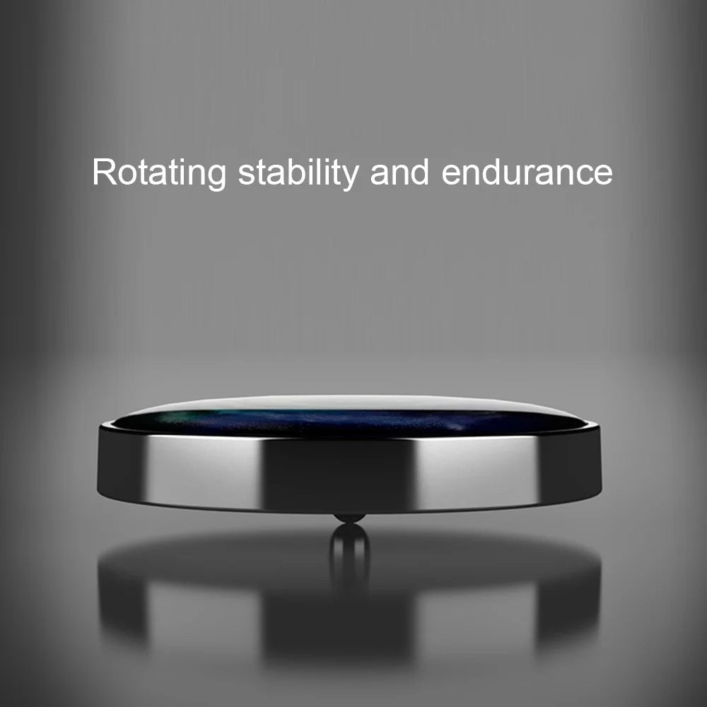 Spinner Luminous Milky Way Stars Decompress Gyro Stainless Steel Toy Desktop Rotation Toy - Style A - 3
