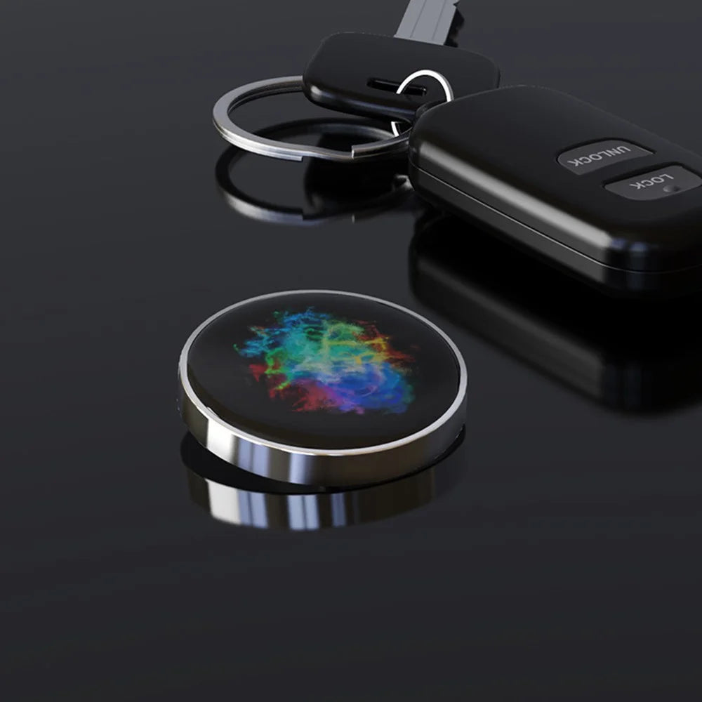 Spinner Luminous Milky Way Stars Decompress Gyro Stainless Steel Toy Desktop Rotation Toy - Style A - 4