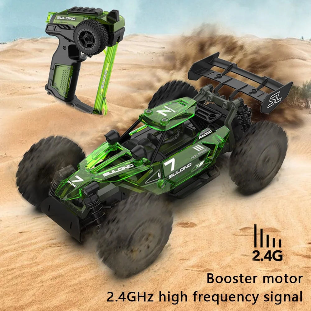 SULONG 1:18 DIY RC Car 2.4G Remote Control Assembly Car Kids Boys Toy - No.8 Off-road Vehicle - 3