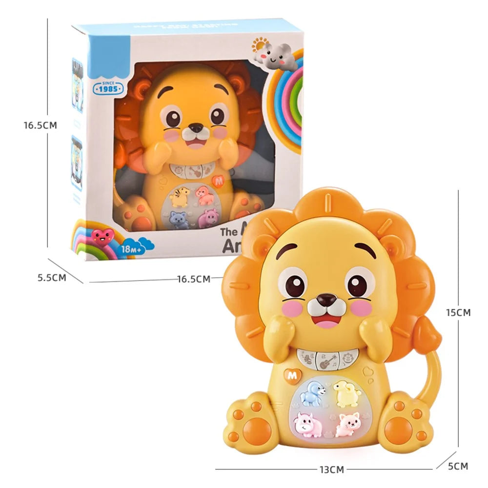 Kids Music Toys Toddler Electric Toys Children Girls Boys Birthday Gifts - Lion (Random Color) - 7