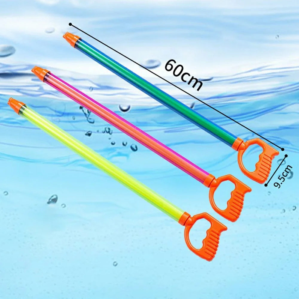 60cm Water Squirter Gun for Kids Plastic Water Blaster Shooter Toy, Random Color - 2