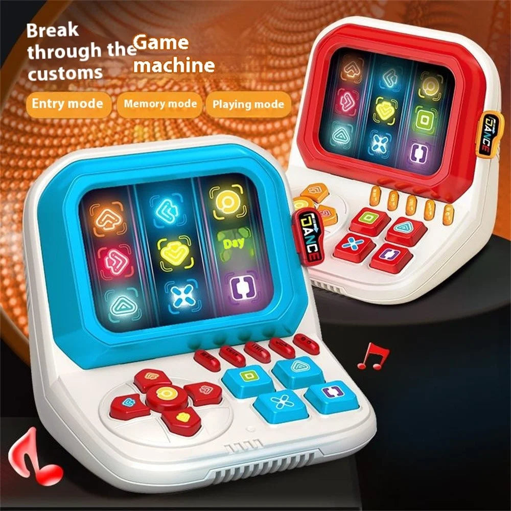 3605 Finger Dancing Game Machine Children Breakthrough Stress Relief Training Memory Toy - Red - 2