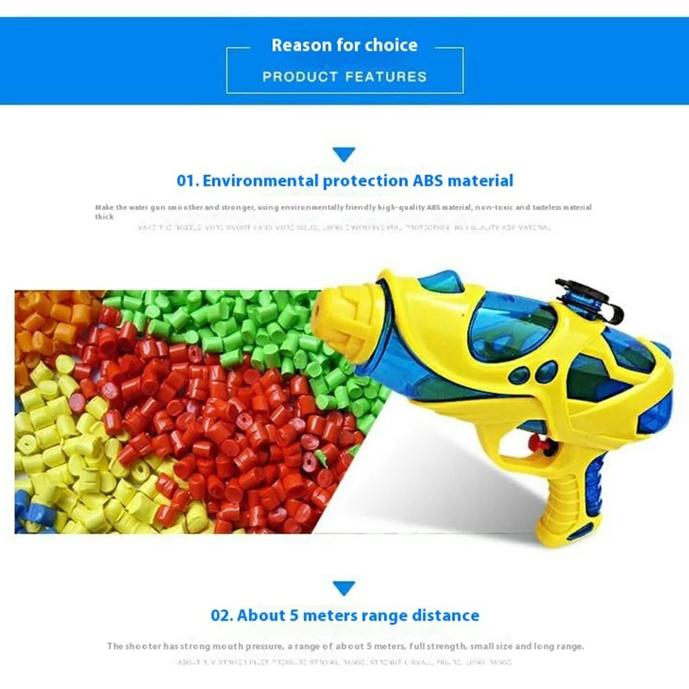 4712-B Summer Water Gun for Kids Beach Bath Floating Water Play Toy - Blue - 4