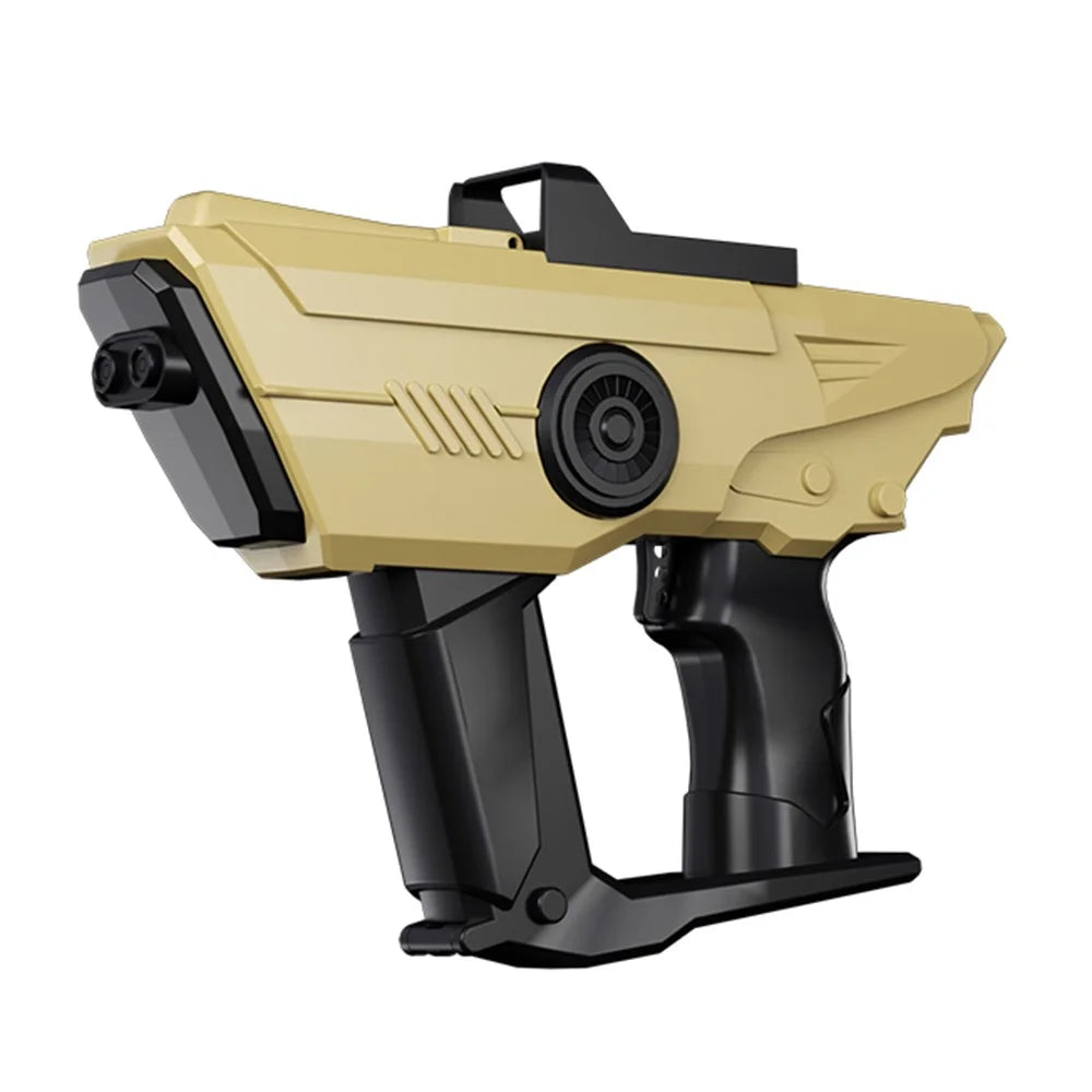 Y2 Rechargeable Electric Water Gun 10m Range Dual Nozzle Continuous Spray Water Gun Gift - Desert Yellow - 1