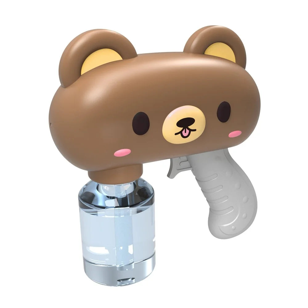 Y9 Electric Water Gun Cartoon Bear Design Continuous Spray High Pressure Water Gun Children Gift - Brown - 1