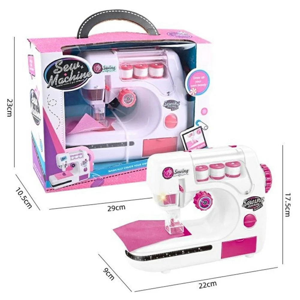 7805 Sewing Machine Toy Educational Interesting Toy Girls Children Gift (Dual Way Power Supply) - 2