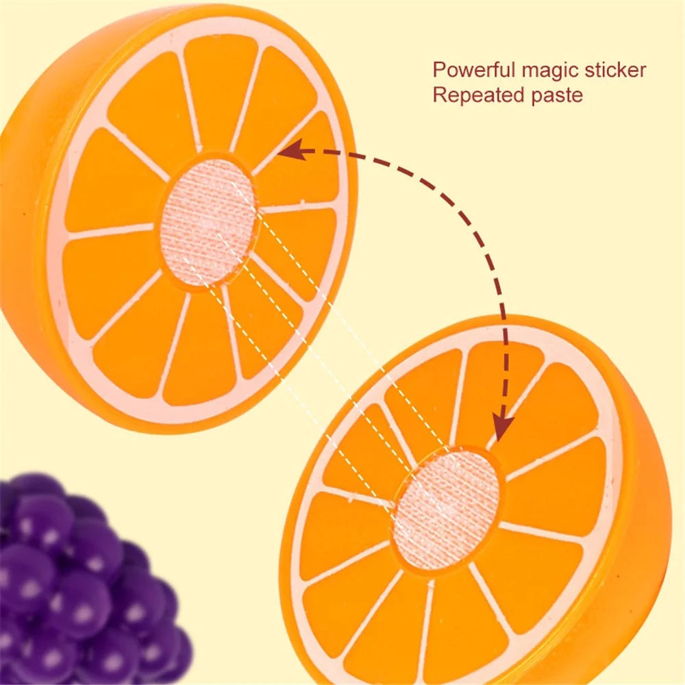 Plastic Simulation Fruit Cutting Toy Children Fun Kitchen Play House Toy Set - 4