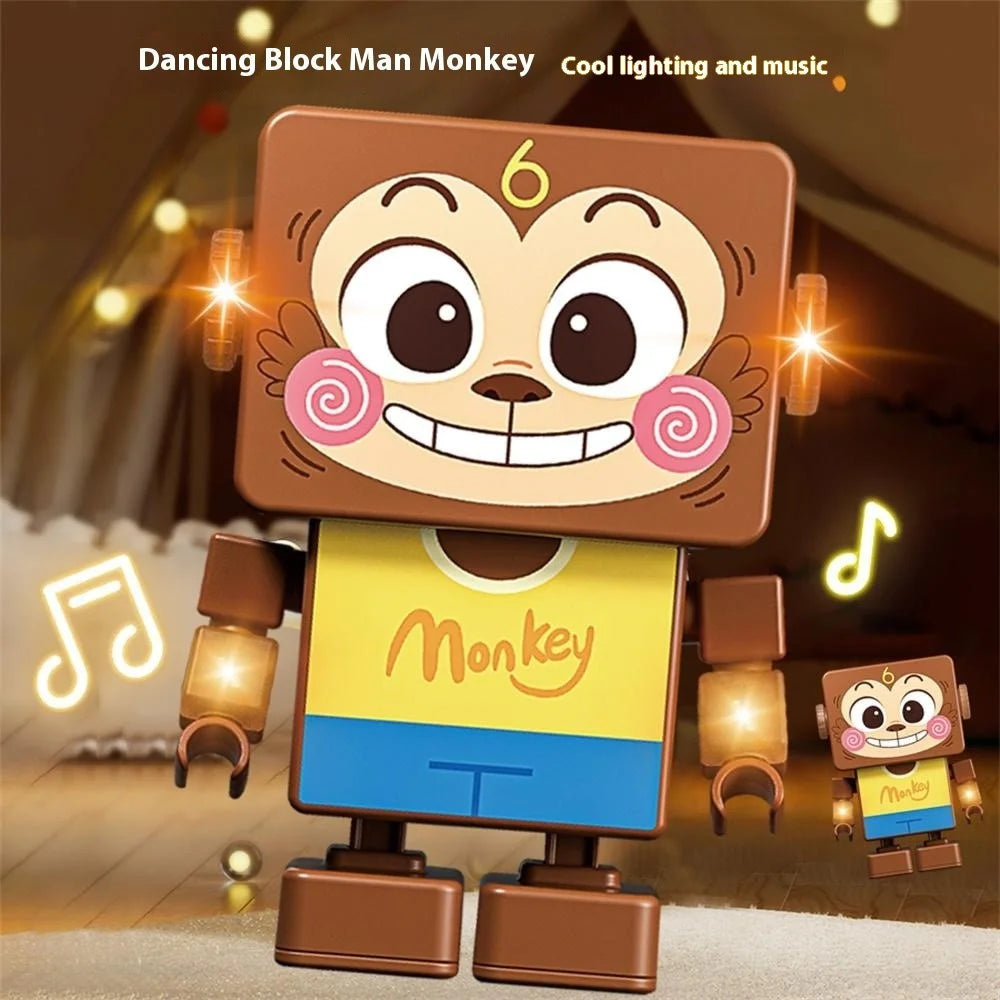 RA20 / RB20 Dancing Animal Robot Electronic Toy with Music and Lights Effects for Children - Monkey - 6