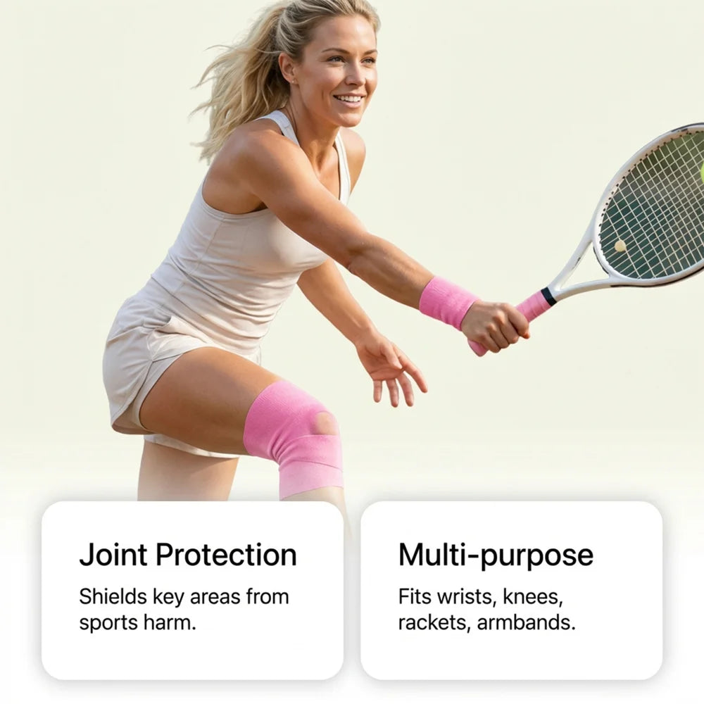 TORVIKX Foam Sports Protection Bandage Skin Friendly Outdoor Sports Buffer Wrapping Bandage, Length: 10m - 1 Roll - 3