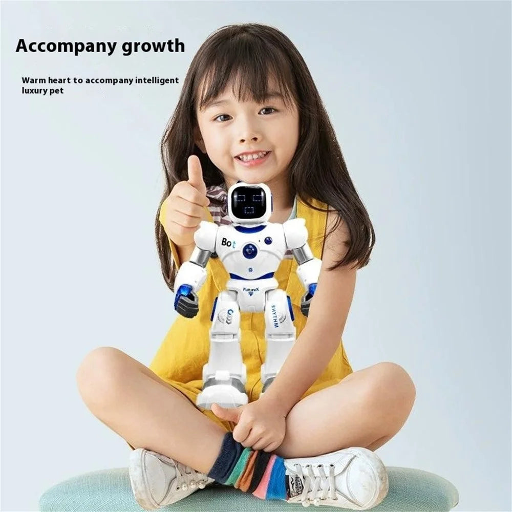 Smart RC Robot Toy Electric Educational Toy with Voice Dancing Dialogue Programming for Children - 5