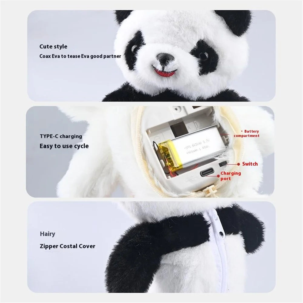 25cm Smart Interactive Plush Doll Toy with Singing Dancing Talking Recording Walking Early Educational Toy - Dog - 6