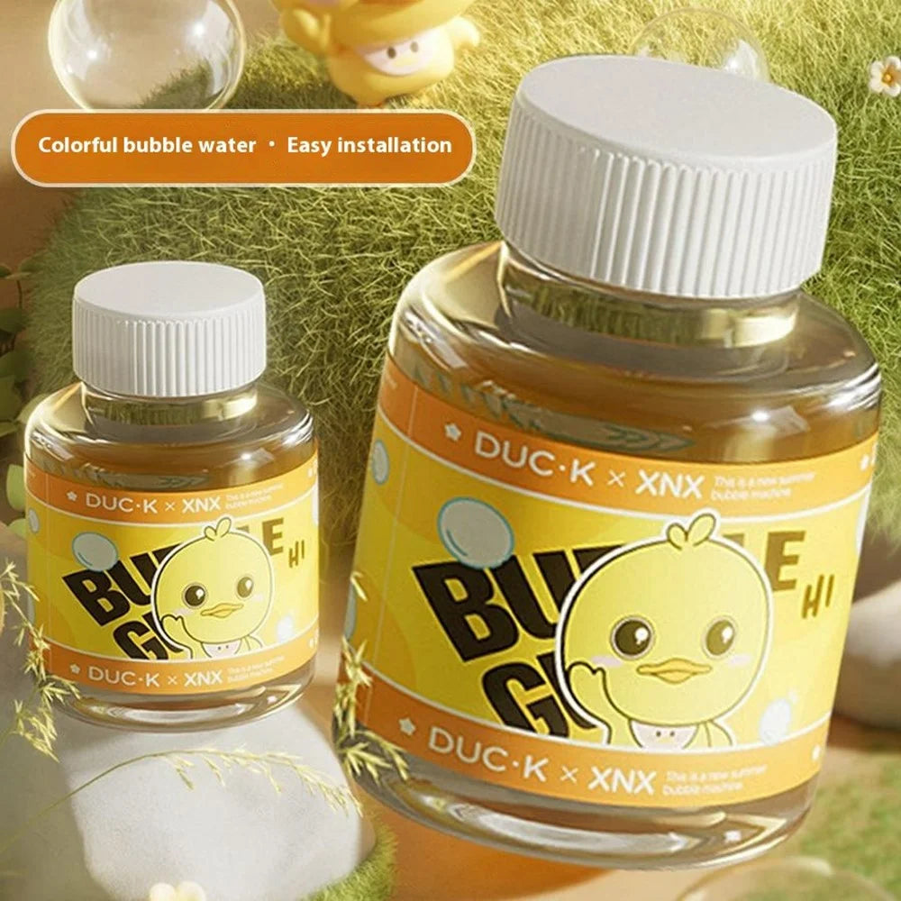 333-18 Bubble Machine Toy Electric Handheld Automatic Multi-Hole Bubble Gun for Kids - Yellow - 5