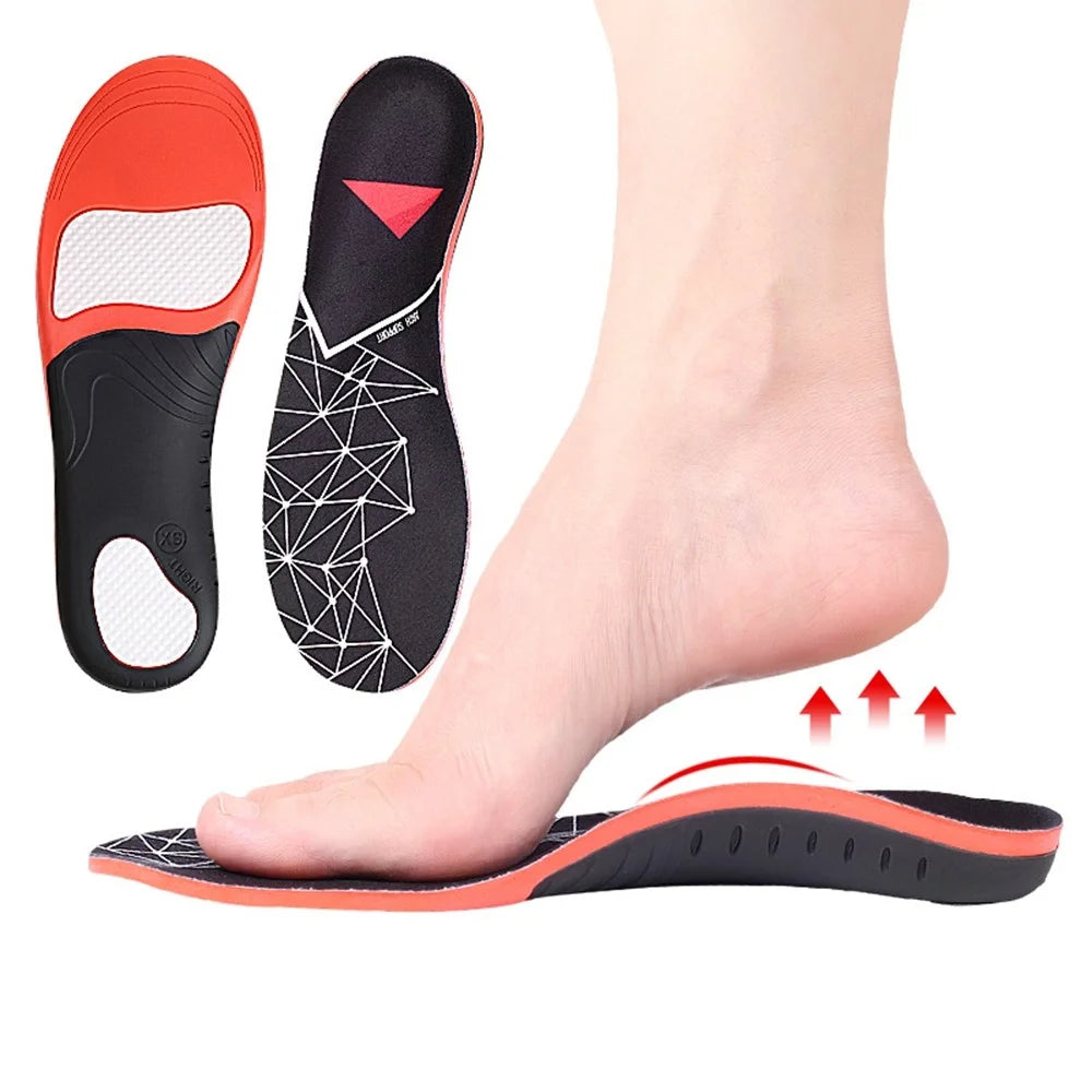 068 1 Pair Plantar Fasciitis High Arch Support Insoles Arch Support Shoe Inserts for Flat Feet, Size XS - 2