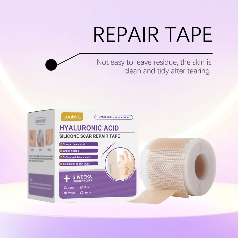 LANISKA Hyaluronic Acid Nano Microneedle Repair Tape Fade Pigmentation Skin Care Patch - 1 Roll - 6