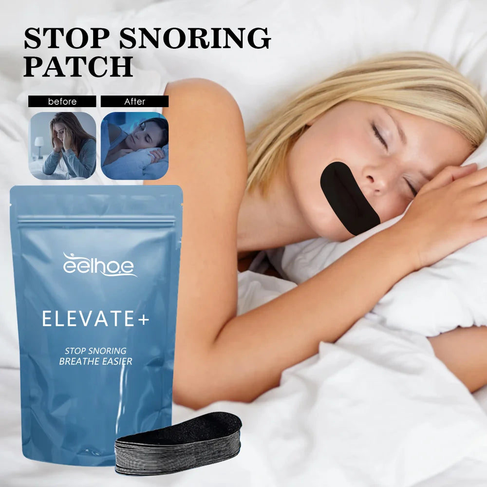EELHOE 30PCS Anti Snoring Strips Sleep Aid Nasal Breathing Patches Lavender Infused Adult Stop Snoring Patches - 2