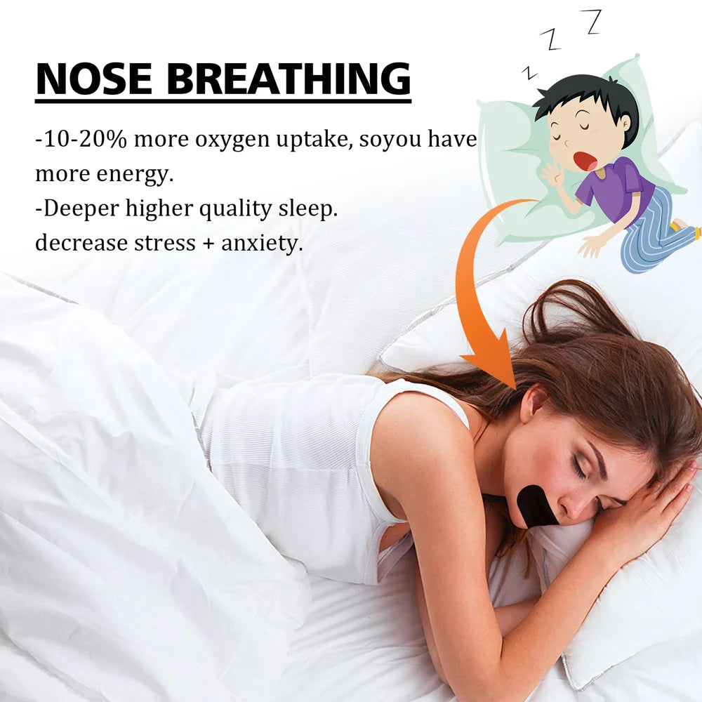 EELHOE 30PCS Anti Snoring Strips Sleep Aid Nasal Breathing Patches Lavender Infused Adult Stop Snoring Patches - 5