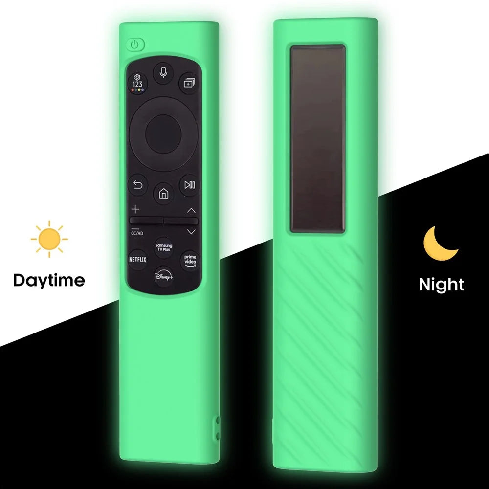 For Samsung BN59-01385 / BN59-01386 Remote Control Drop-Proof Case Silicone Protective Cover - Black - 5