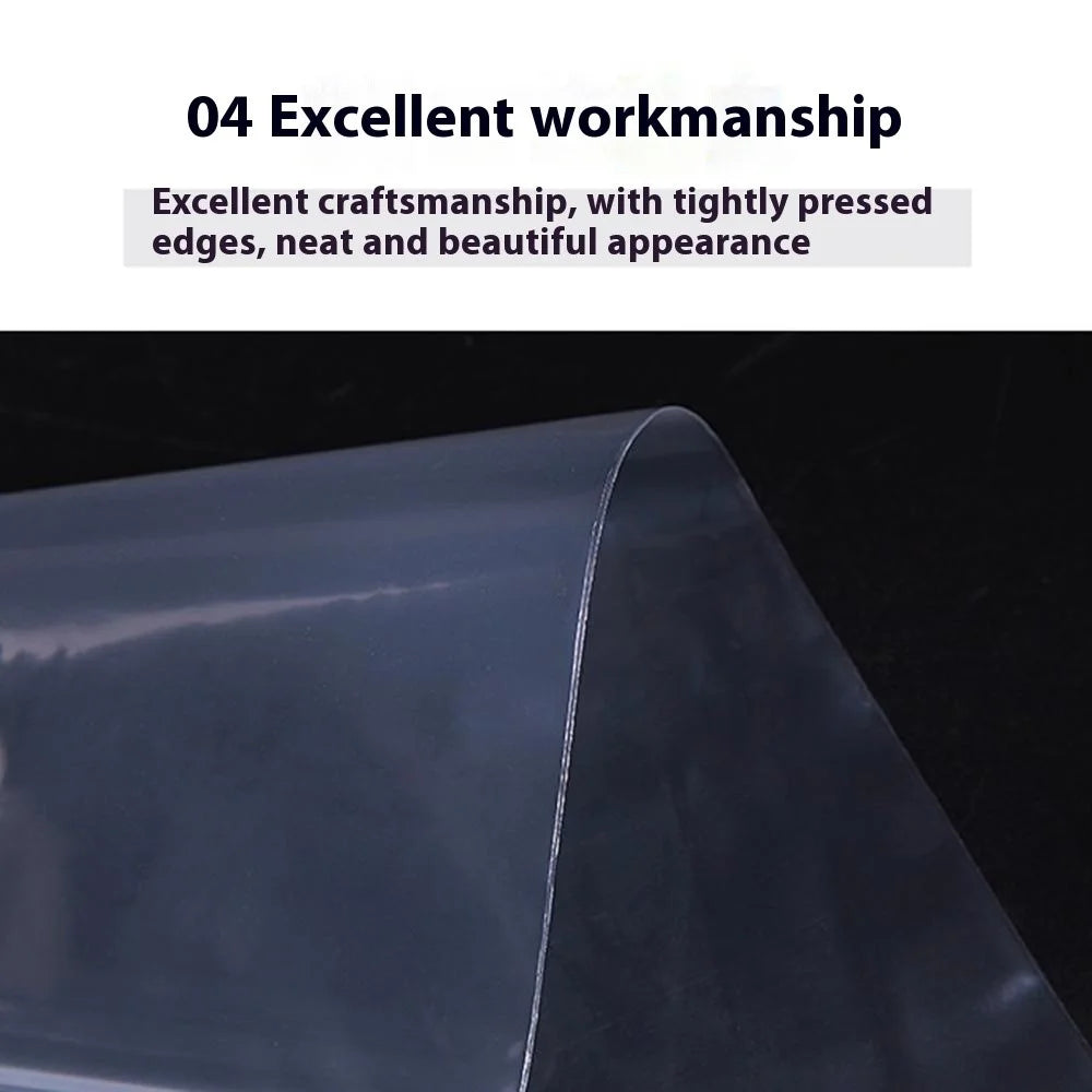 100Pcs 45x55cm Thicken PE Resealable Bags 0.16mm Clear Food Storage Freezing Organization Pouches - 7