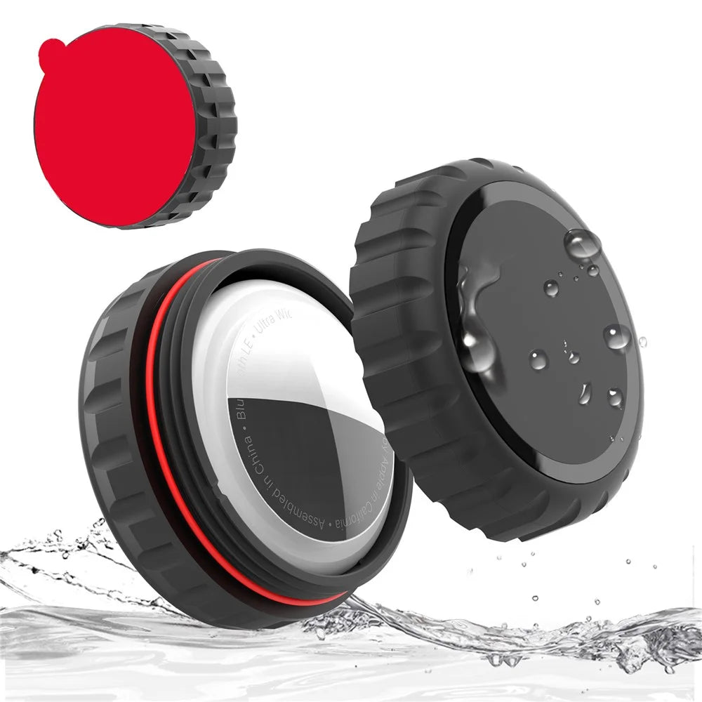 AT-48 For AirTag Protective Case PC Waterproof Smart Tracker Cover Impact Resistant for Bicycles / Skateboards / Carts - 1