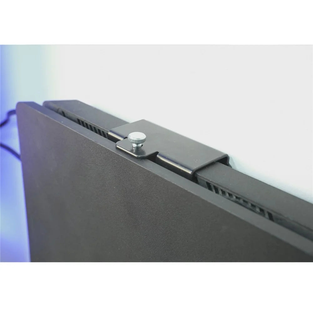 For Sony PS4 Slim Wall Mount Metal Bracket Space Saving Gaming Console Holder - 7