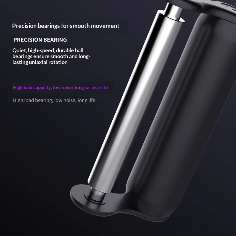 Portable Hand Massage Roller Instant Stress Relief Toy Hand Massager with Storage Bag - Black - 3