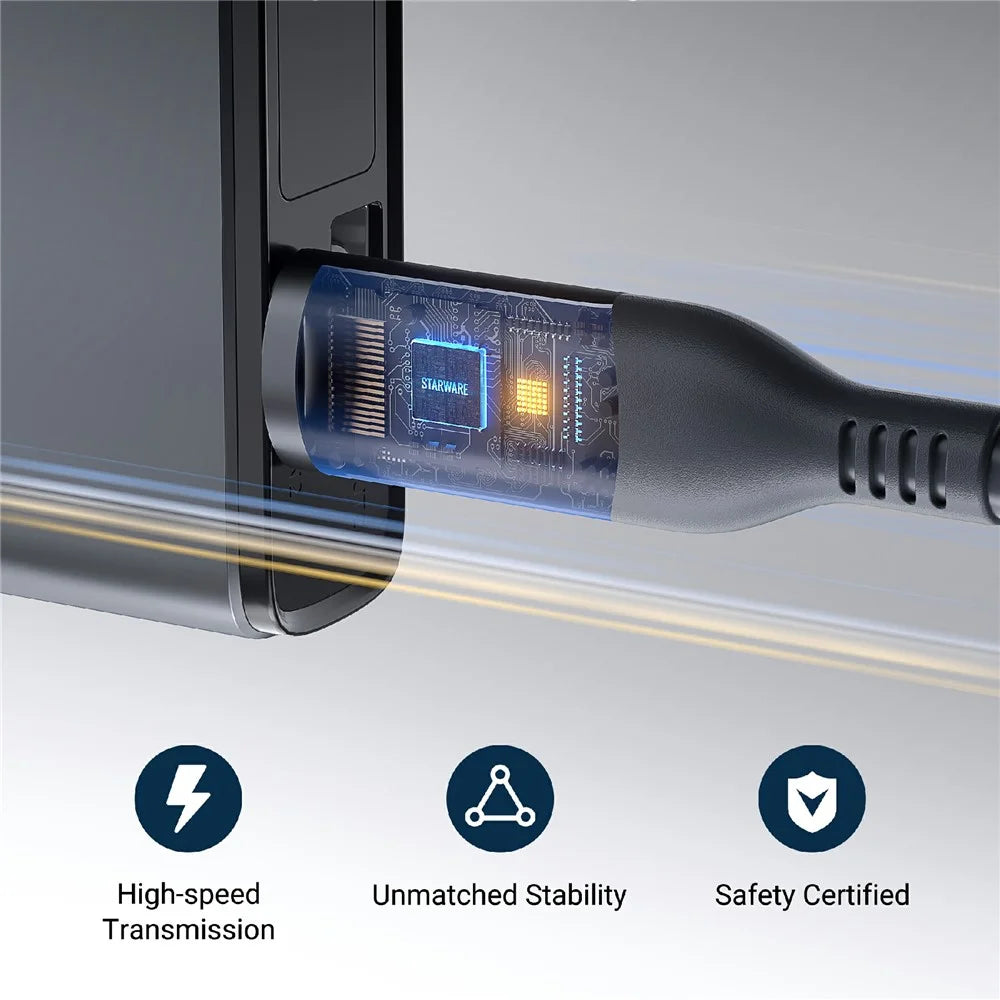 STARWARE 2m Cable for Starlink Mini , USB-C to DC Fast Charging Waterproof Cord - 5