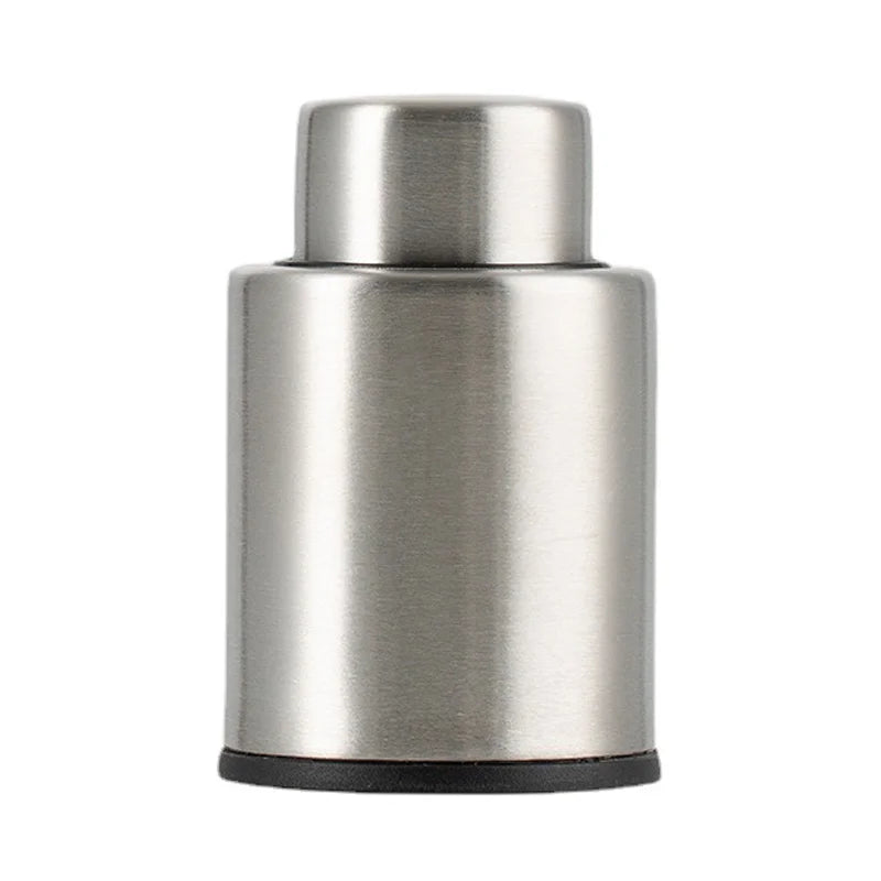 Stainless Steel Wine Vacuum Stopper with Date Dial Wine Preserver Sealer Pump for 750ml Bottle Storage - 2
