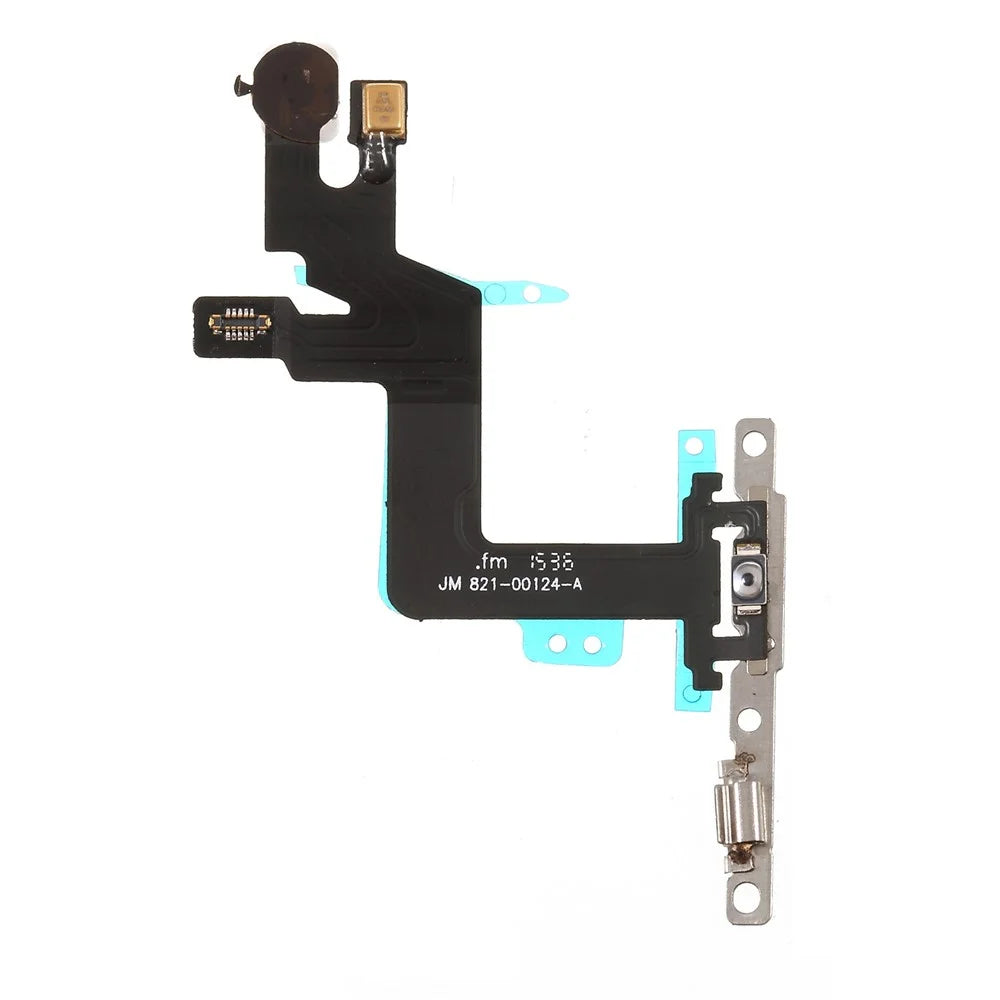 Power On/Off Flex Cable Spare Part with Metal Plate for iPhone 6s Plus 5.5-inch - 1