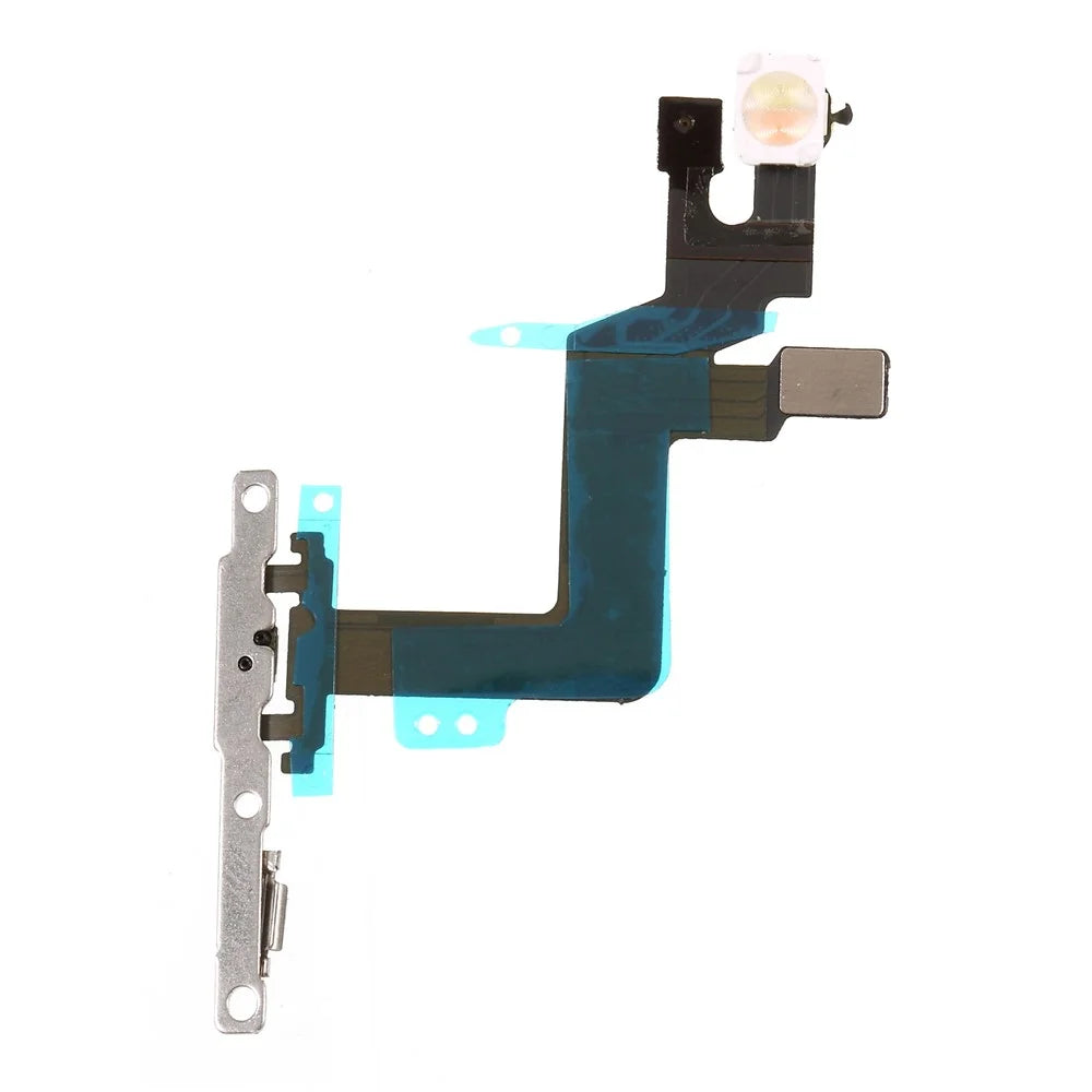 Power On/Off Flex Cable Spare Part with Metal Plate for iPhone 6s Plus 5.5-inch - 2