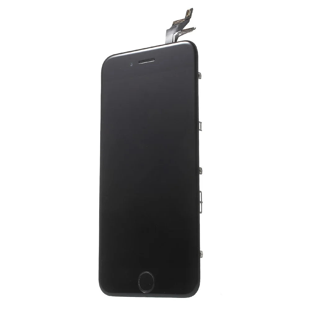 For iPhone 6s Plus LCD Screen and Digitizer Assembly with Frame and Small Parts (Made by China Manufacturer, 380-450cd/m2 Brightness) - Black - 3