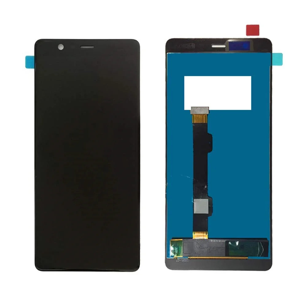 OEM LCD Screen and Digitizer Assembly for Nokia 5.1 - Black - 1