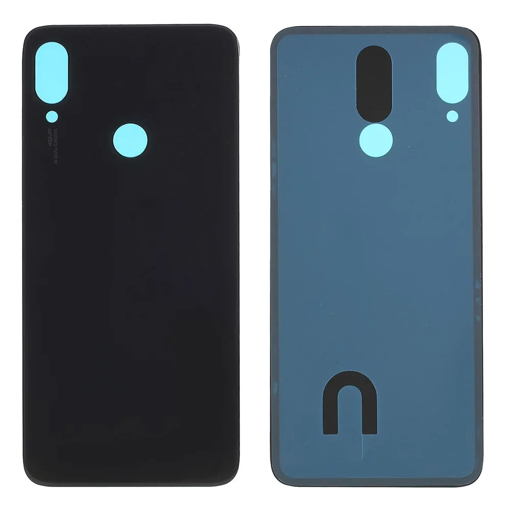 Battery Door Housing Back Cover Repair Part for Xiaomi Redmi Note 7 / Note 7 Pro - Black - 1