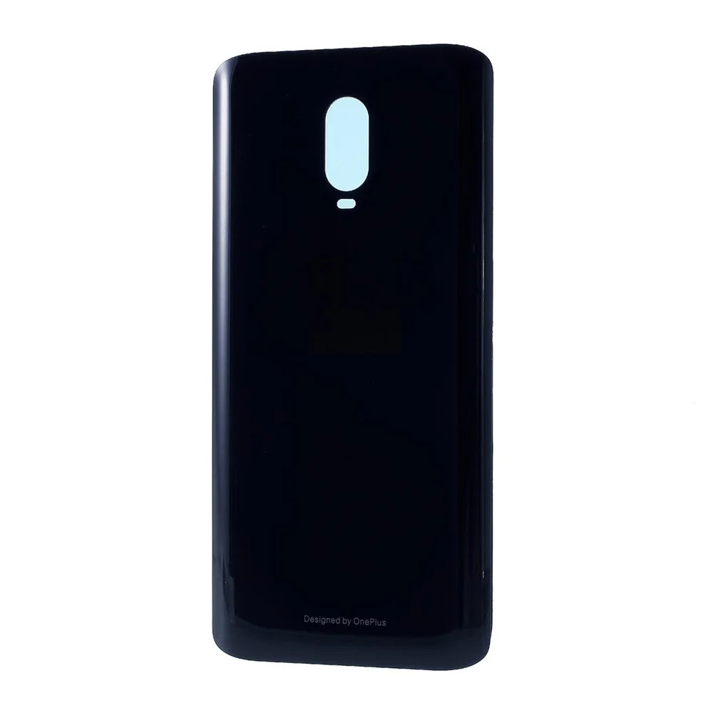 Battery Housing Door Cover Part with Adhesive Sticker for OnePlus 6T - Metal Black - 5