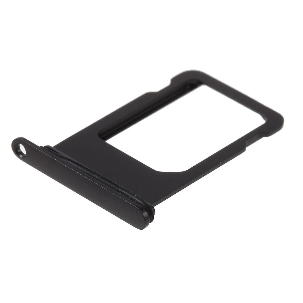 OEM SIM MicroSD Card Tray Slot Part for iPhone 8 4.7 inch - Black - 2