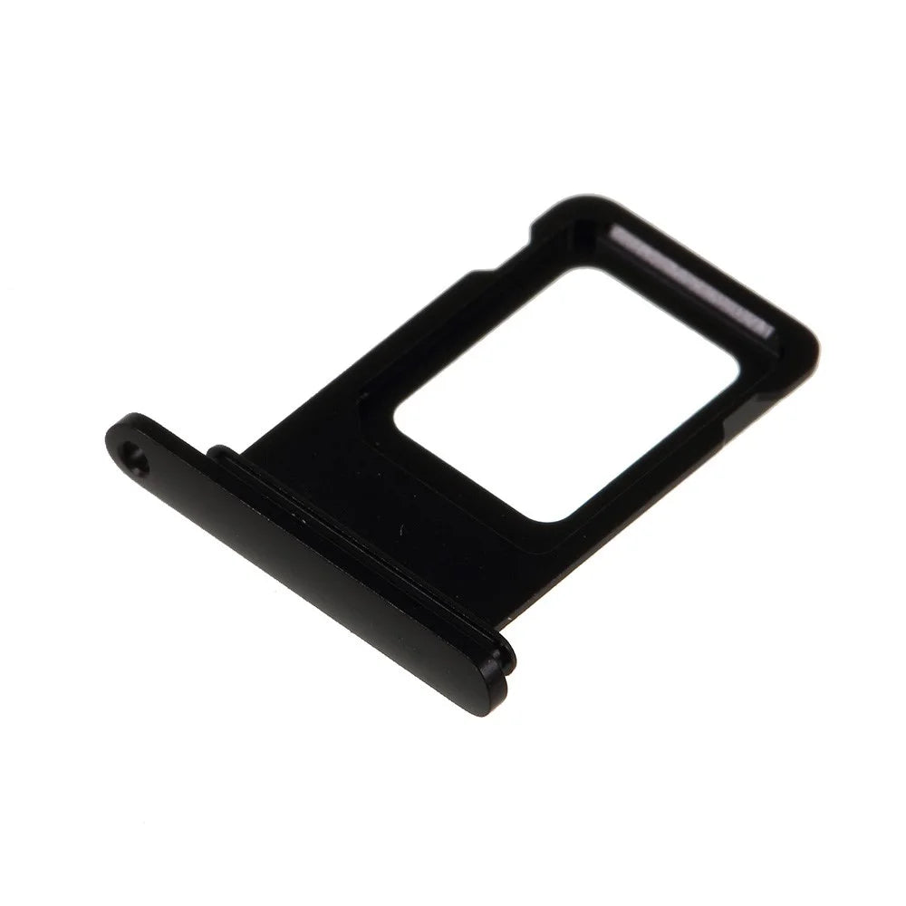 OEM Dual SIM Card Tray Holder Part for iPhone XR 6.1 inch - Black - 2