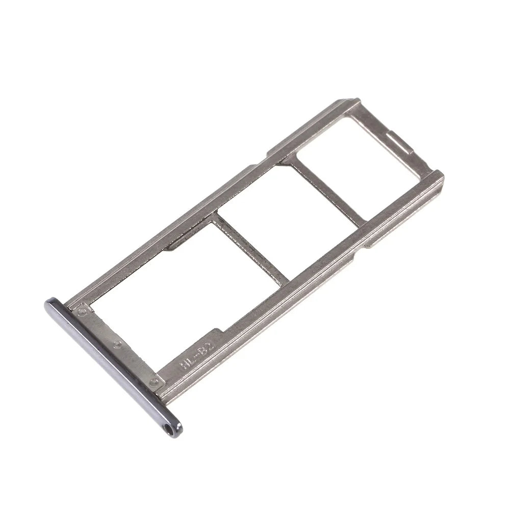 OEM Dual SIM Micro SD Card Tray Slot Replacement Part for Motorola Moto E5 Plus - Grey - 2