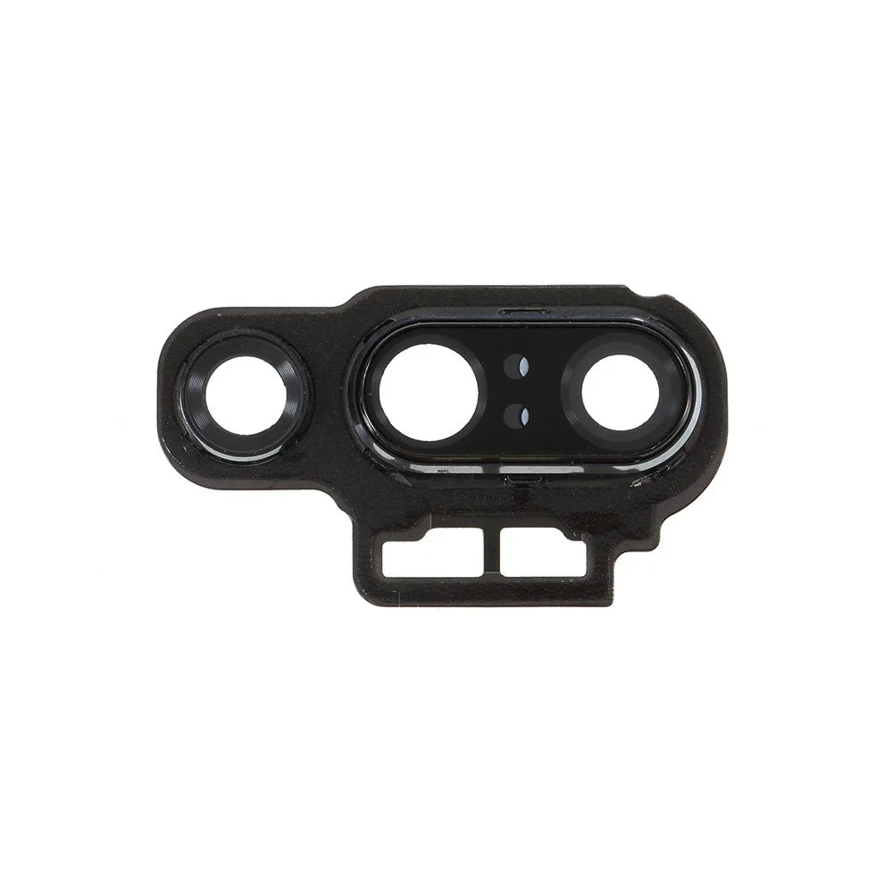 OEM Back Camera Lens Ring Cover with Glass Lens for Huawei P20 Pro - Silver - 1