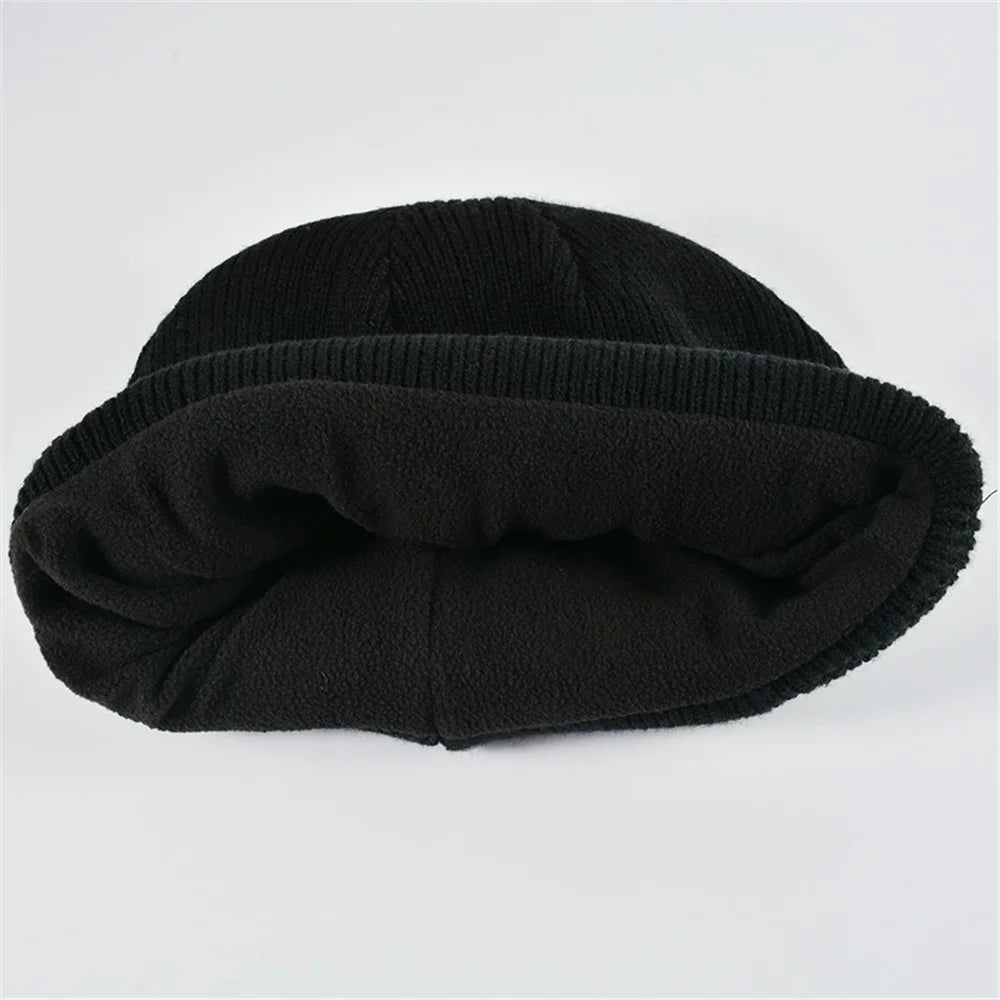 Bluetooth-compatible Headphones Winter Hat Warm Music Hat with Mic Gloves Wireless Headphone - Black - 4